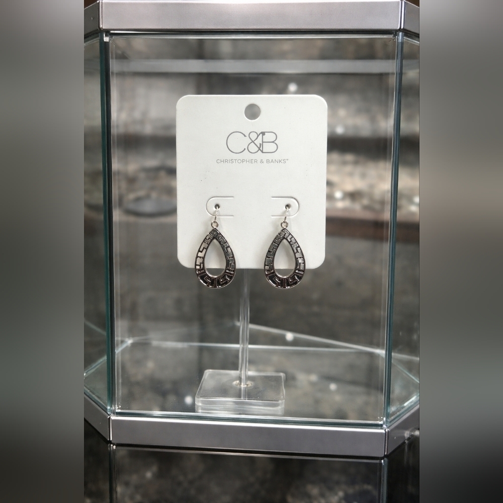 Silver Teardrop earrings
